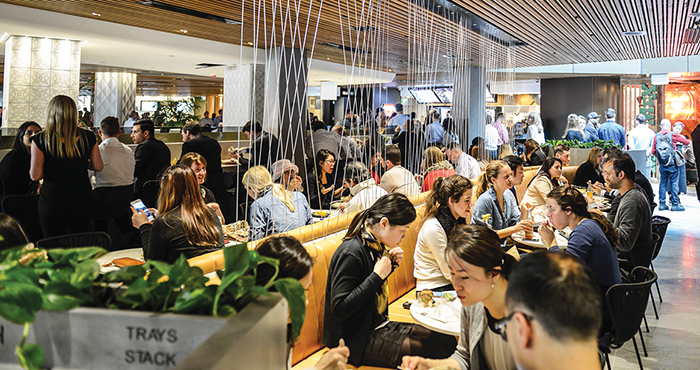 Ground level of Gateway Sydney dining precinct opens