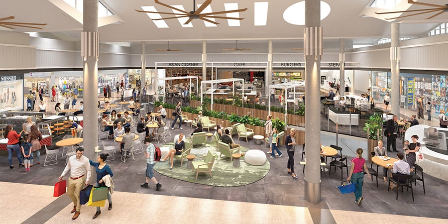 Regional versus sub-regional food courts