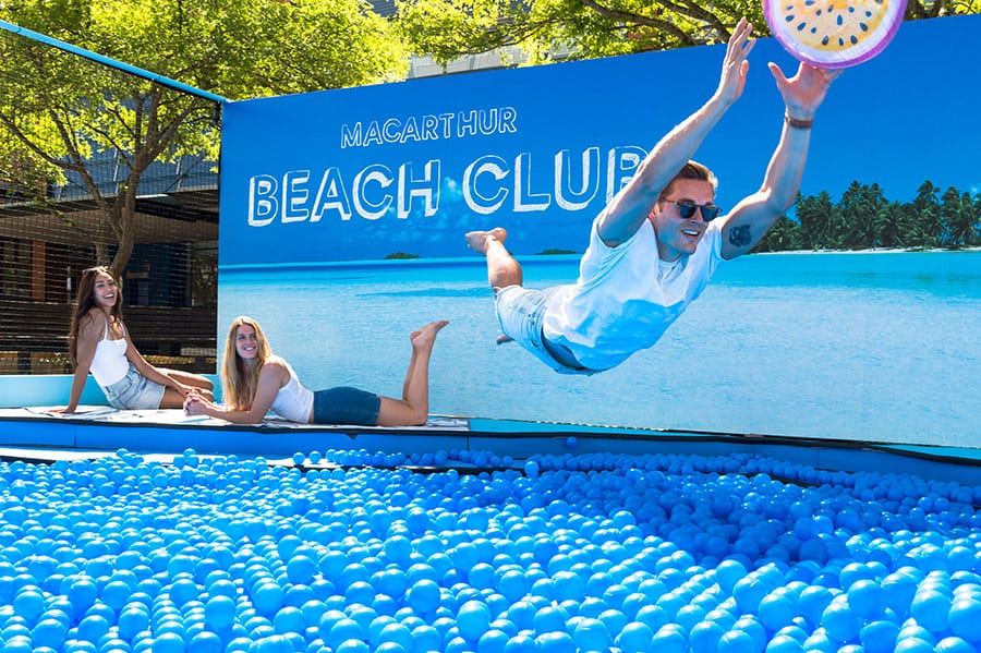 Macarthur Square’s ‘Beach Club’