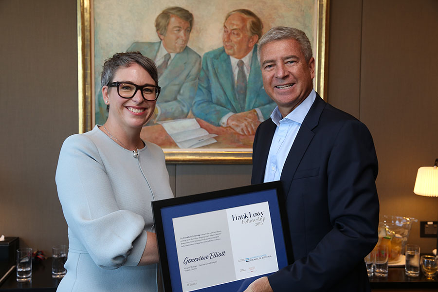  2018 Frank Lowy Fellowship winner announced