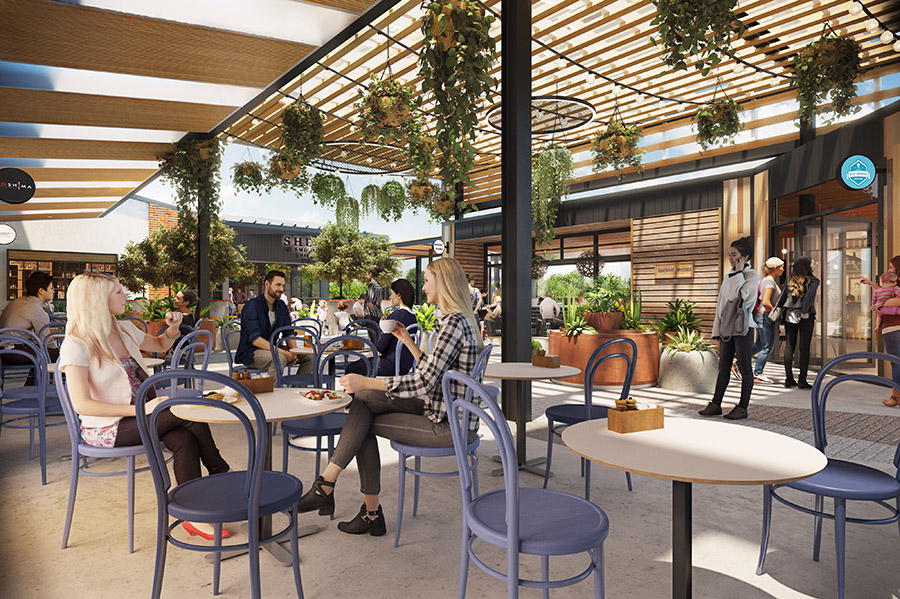 Bayfair Shopping Centre’s new alfresco dining precinct features seven new eateries