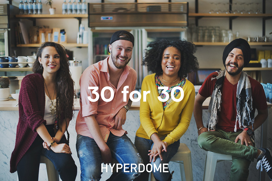 Hyperdome turns 30 and gives back to 30 residents