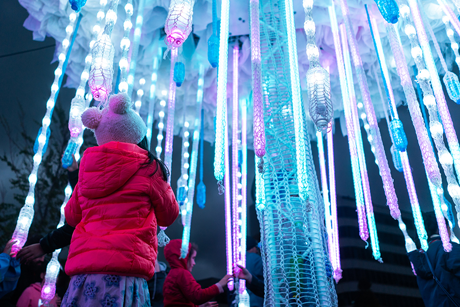 Stockland Shellharbour launches ‘Luminary’ light installation