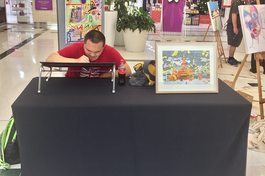 The Palms showcases local artists on International Day of People with a Disability