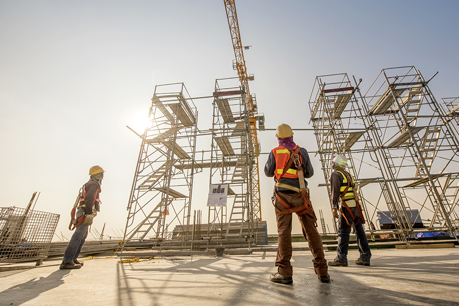 Launch of national campaign to promote social distancing on building sites