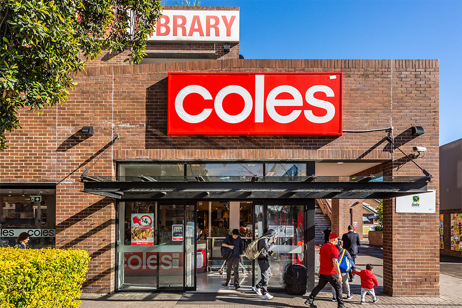 Trophy Coles supermarket hits the market