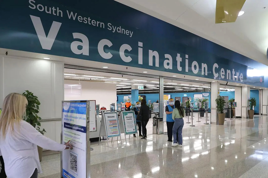 Glenquarie Town Centre welcomes mass vaccination hub for south-west Sydney