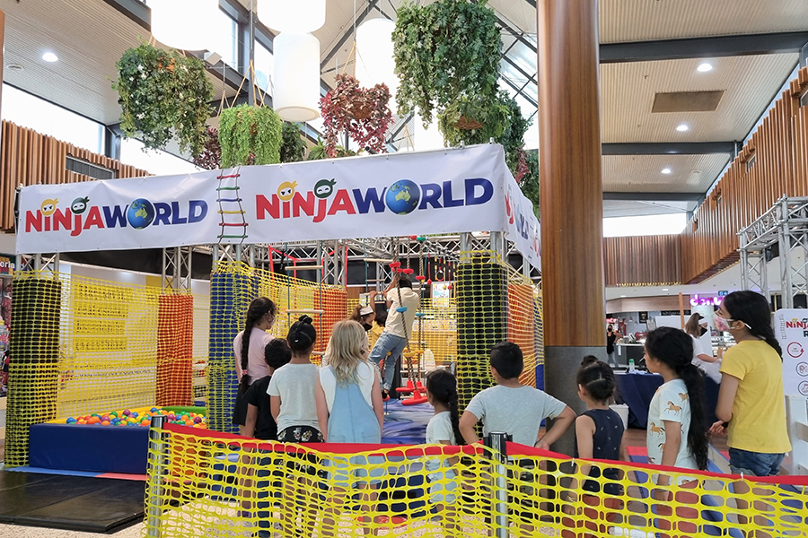 Pop-up obstacle course launches at Seven Hills Plaza