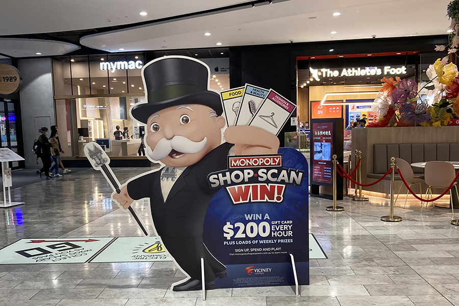 Vicinity brings Monopoly to shopping centres across Australia