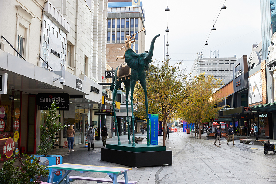 World-famous piece of public art has arrived at Rundle Mall