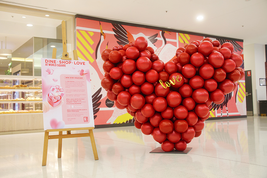 World Square celebrates Chinese Valentines Day