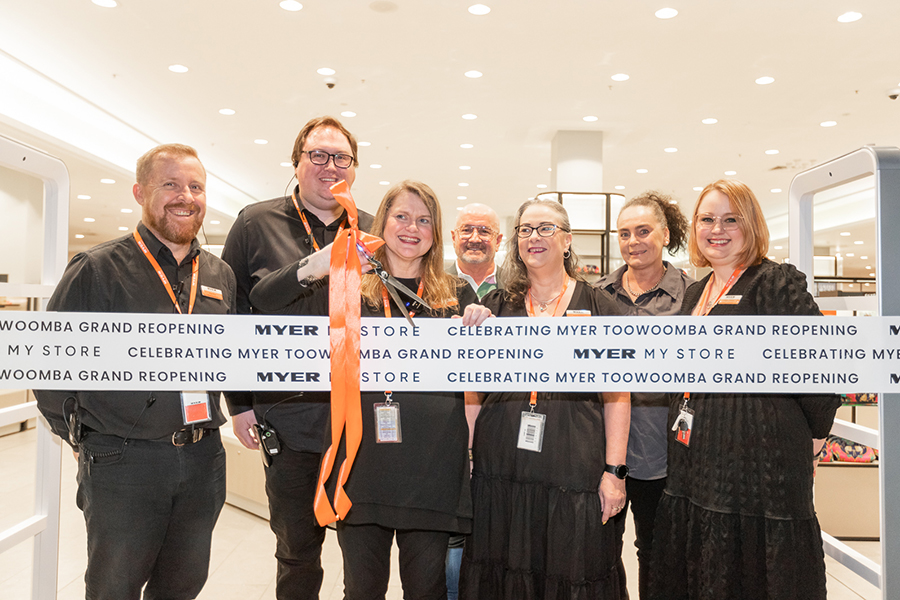 Myer celebrates the reopening of its Toowoomba store