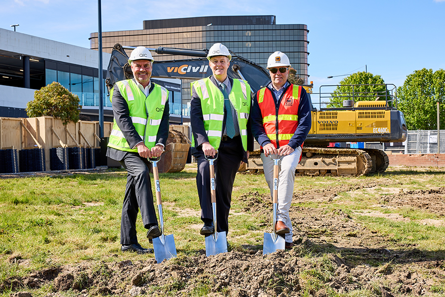 QIC breaks ground at Eastland’s new office development