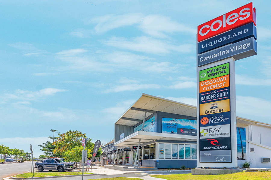 Coles anchored neighbourhood shopping centre hits the market