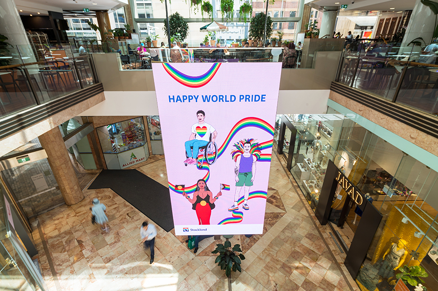 Stockland celebrates WorldPride across its Sydney CBD assets