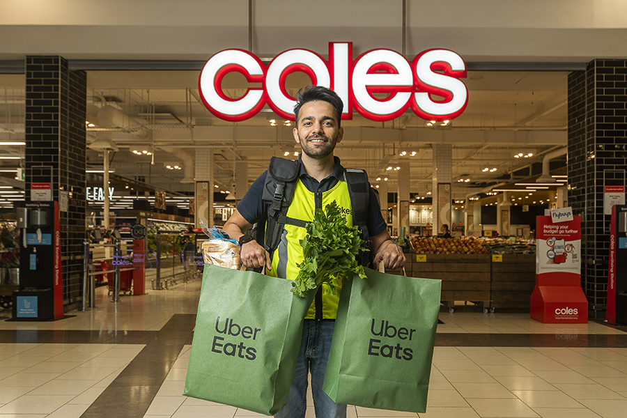 Coles and Uber Eats to bring the largest national on-demand grocery offering to Australian homes