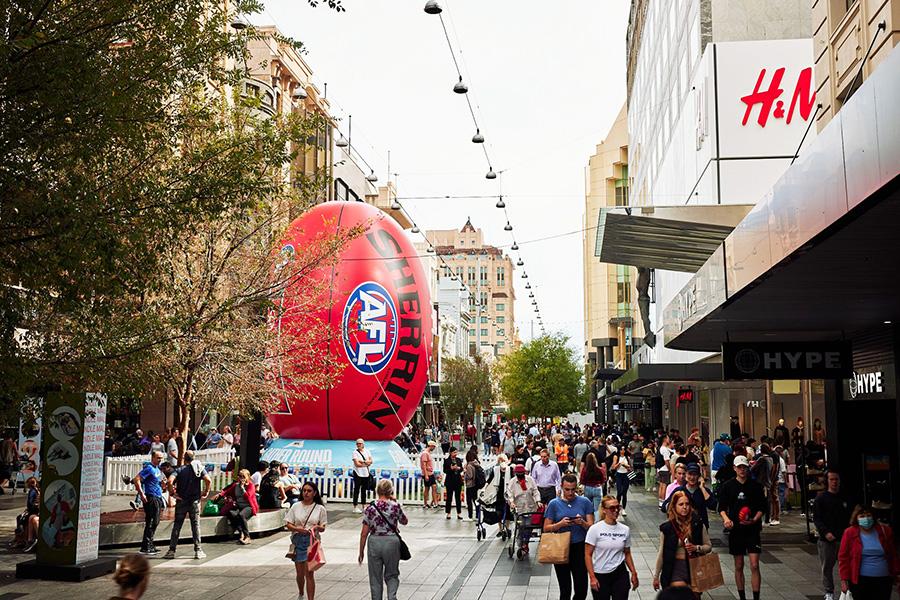 April sees Rundle Mall back to pre-pandemic prime