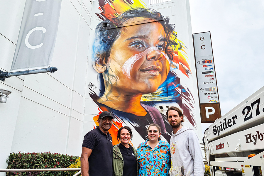 Adnate mural complete in just three days at Grand Central