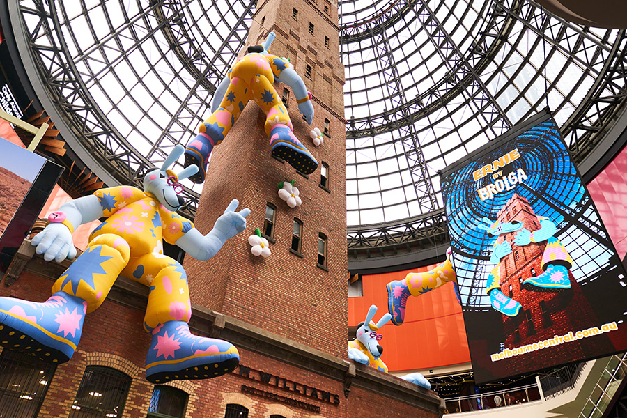 Internationally renowned Australian artist takes over Melbourne Central