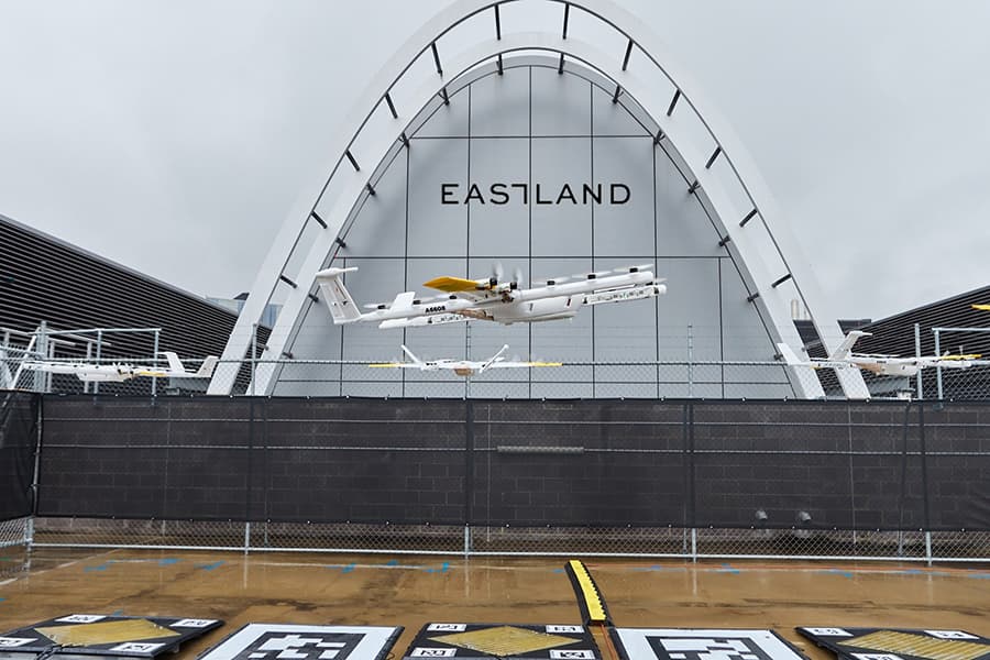 Melbourne welcomes drone delivery as Wing launches at Eastland Shopping Centre