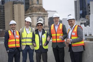 Melbourne Walk tops out