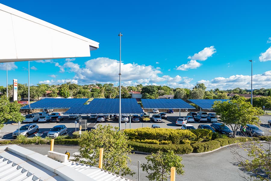 Arundel Plaza innovates with Solar Carports