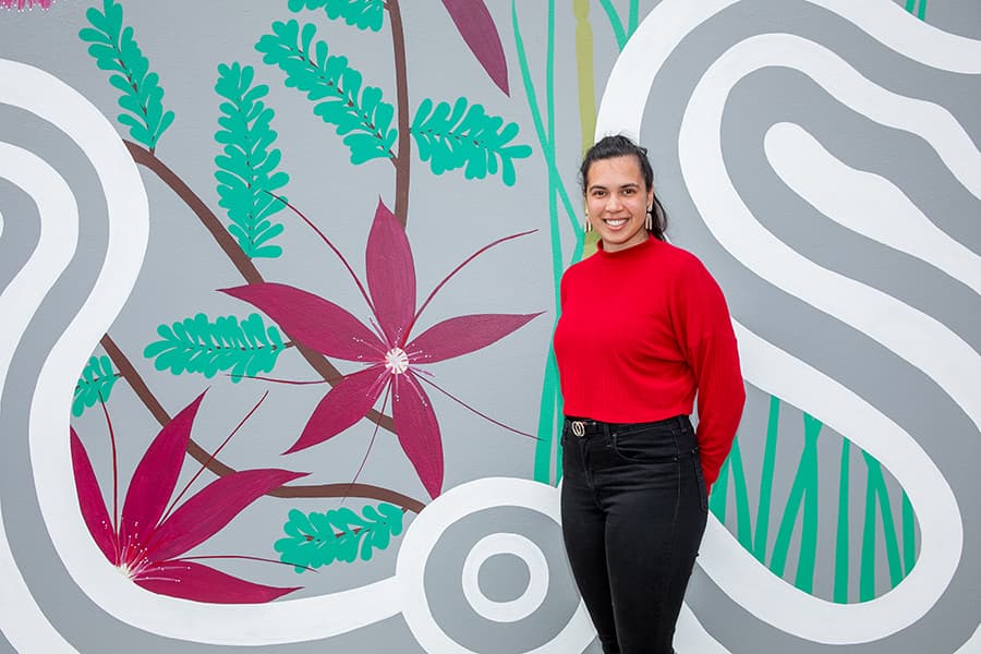 The Square Mirrabooka unveils Kadidjiny Djet mural