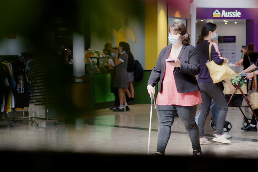 Oakleigh Central’s new technology gives vision impaired greater independence