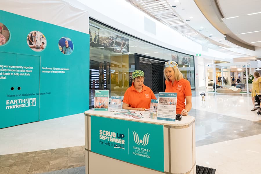 Robina Town Centre rolls up its sleeves for Scrub Up September campaign