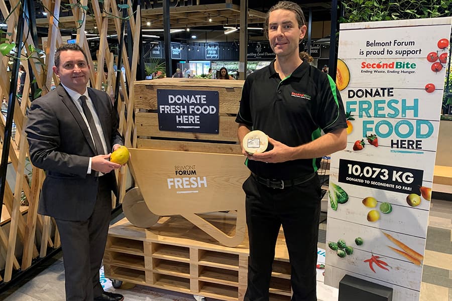 Belmont Forum sets new 8,000kg SecondBite food donation goal