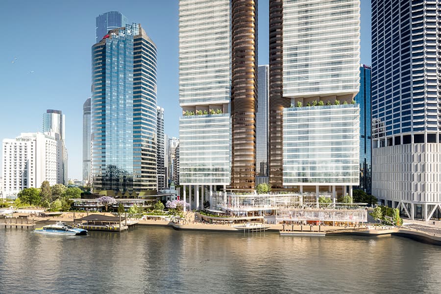 Dexus lodges DA for $2.1 billion Eagle Street Pier and Waterfront Place