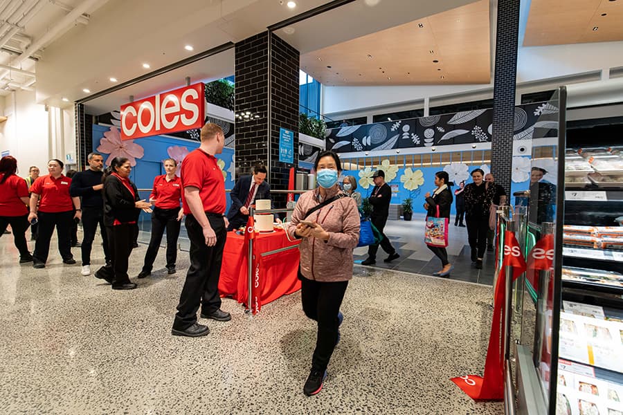 New Coles supermarket opens at Ed.Square